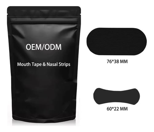 PACK TIRAS NASALES + PARCHE BUCAL NEGRO 30 UNIDADES C/U - 7