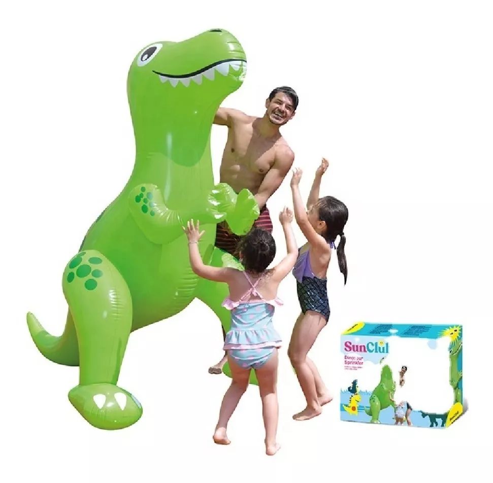 ROCIADOR DINOSAURIO AGUA INFLABLE - 1