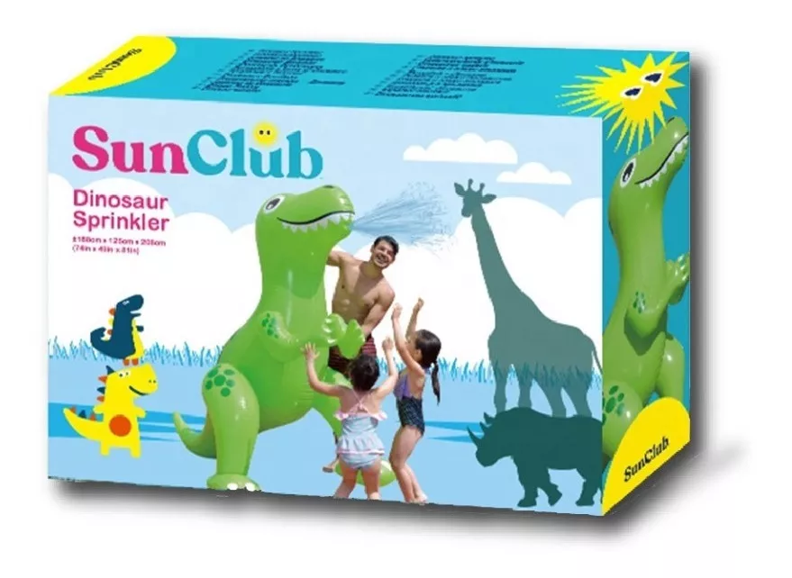 ROCIADOR DINOSAURIO AGUA INFLABLE - 2