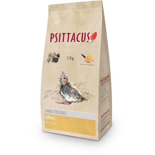 ALIMENTO SECO AVES PSITTACUS 3 KG PELLETS NINFAS KRAMER MINI - 1