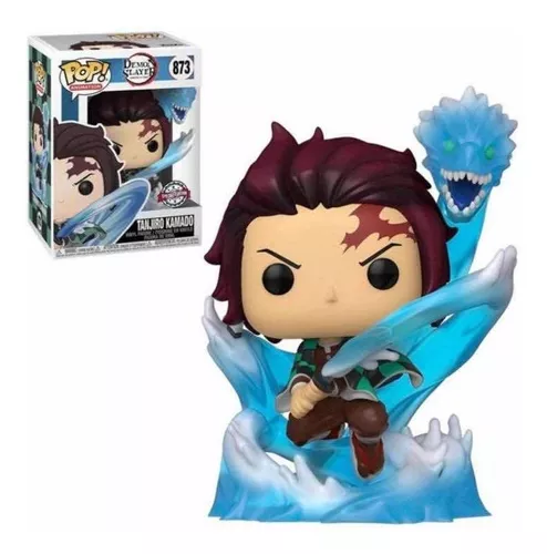FIGURA COLECCIONABLE FUNKO POP! DEMON SLAYER TANJIRO DRAGÓN DE AGUA ORIGINAL - 1