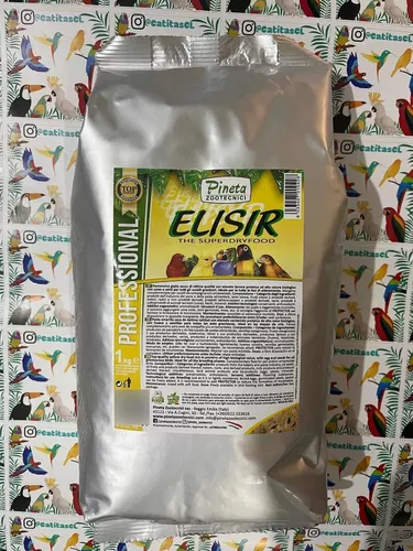 ALIMENTO SECO AVES PARROT RAZA PEQUEÑA 1 KG PASTON ELISIR LOROS DIAMANTES CANARIOS - 1