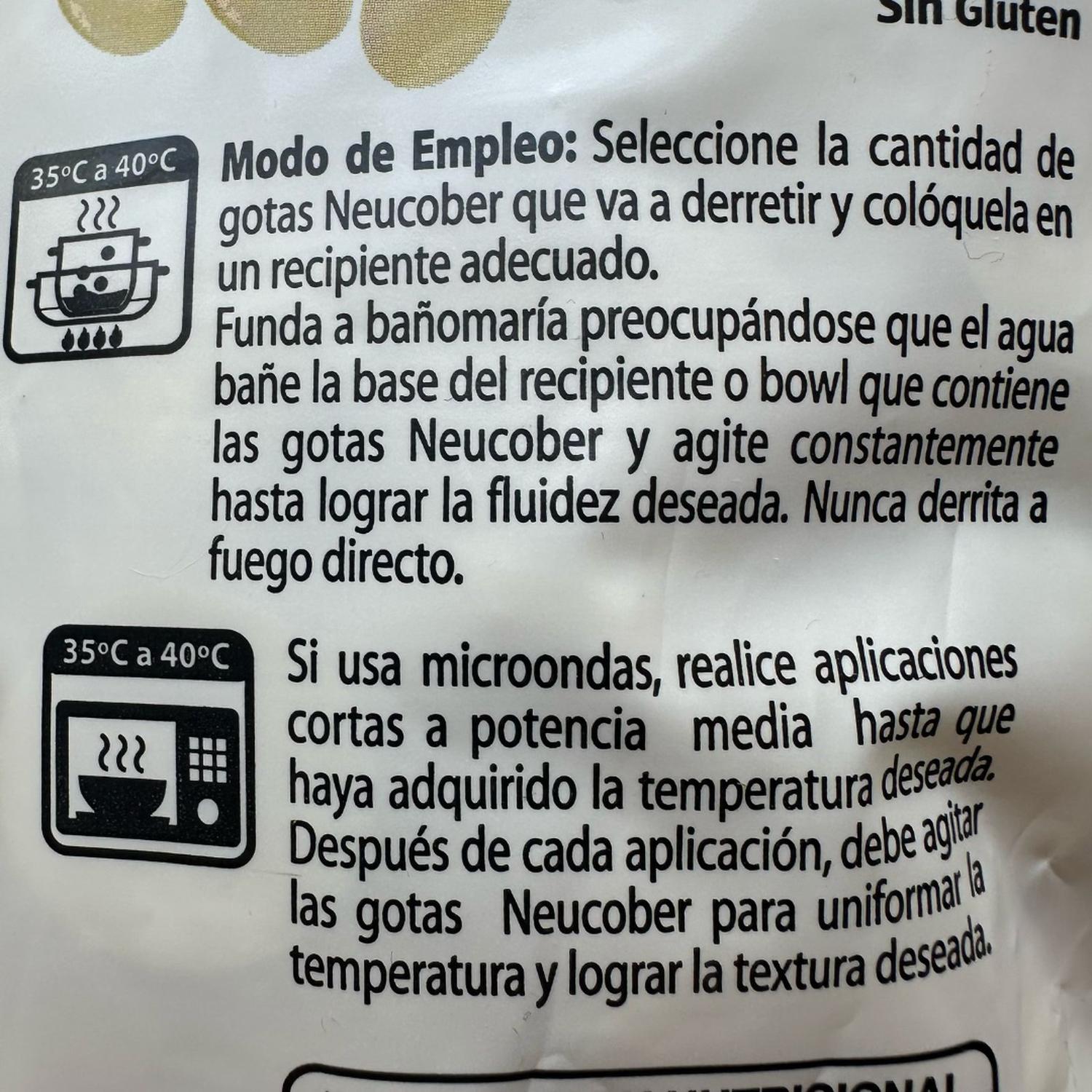 CHOCOLATES 410 GOTAS NEUCOBER SUCEDANEO BLANCO - 4