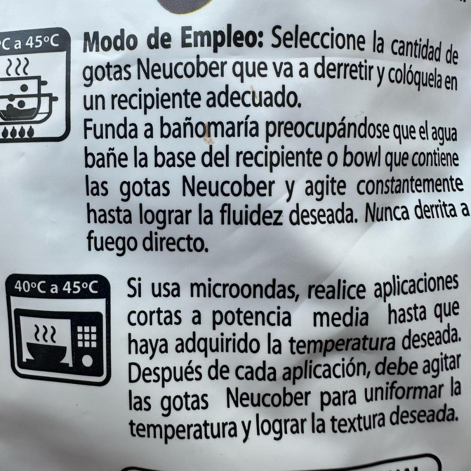CHOCOLATES 404 GOTAS NEUCOBER SUCEDANEO BITTER - 4
