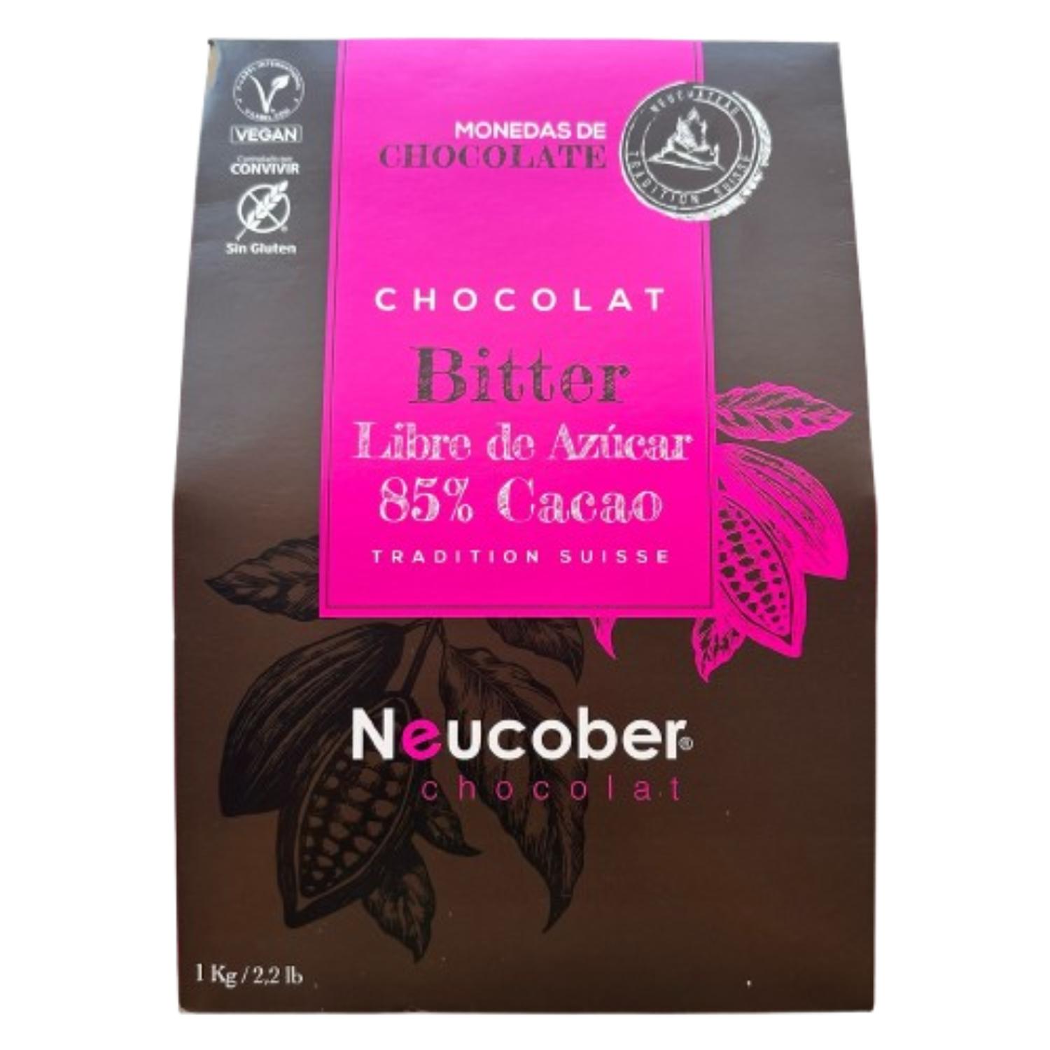 CHOCOLATES CACAO NEUCOBER MONEDAS BITTER 0.85 SA - 1