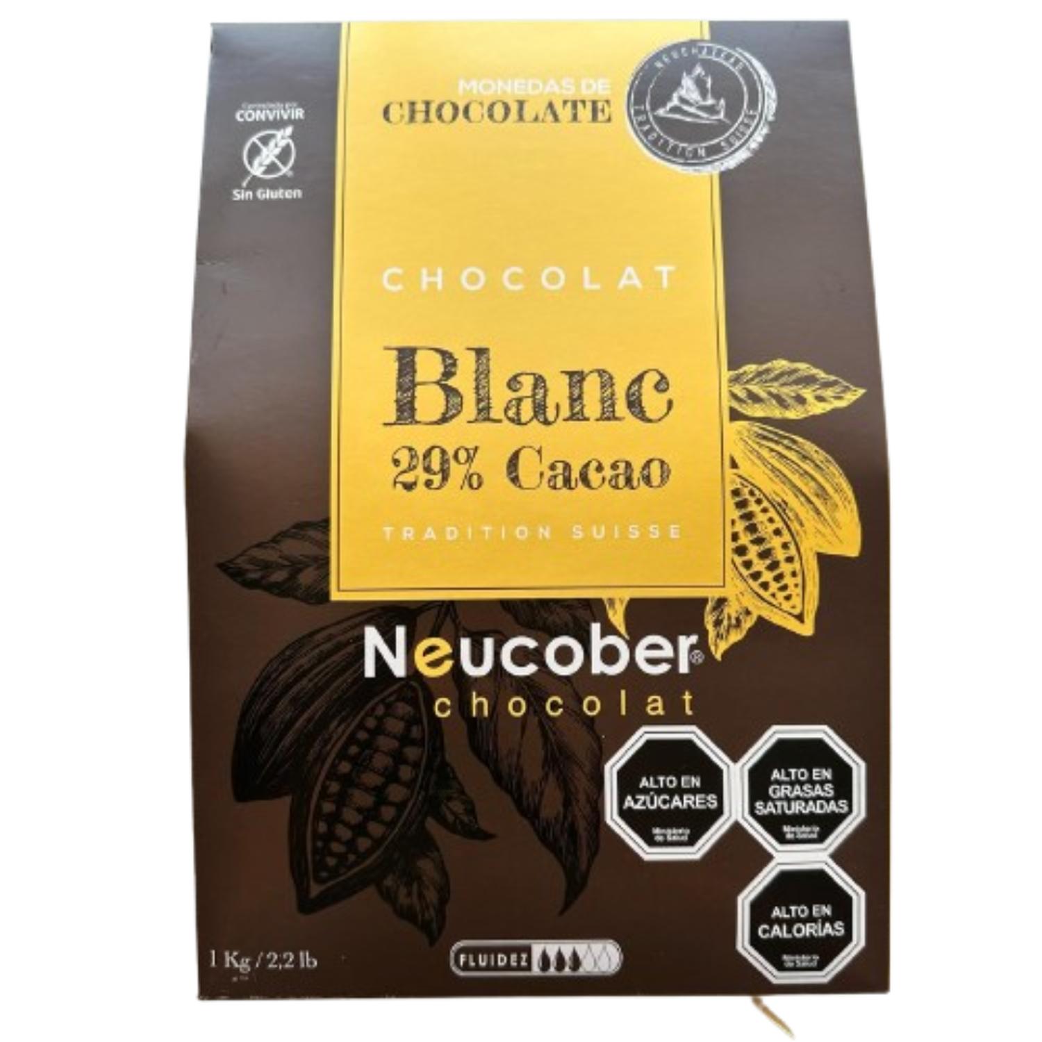 CHOCOLATES CACAO NEUCOBER MONEDAS BLANCO 0.29 - 1