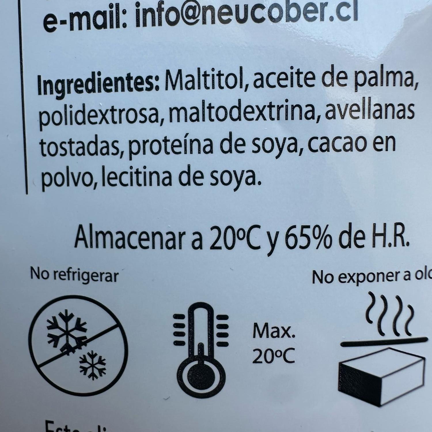 CREMA SIN AZÚCAR NEUCOBER AVELLANAS CREMONELLA - 3