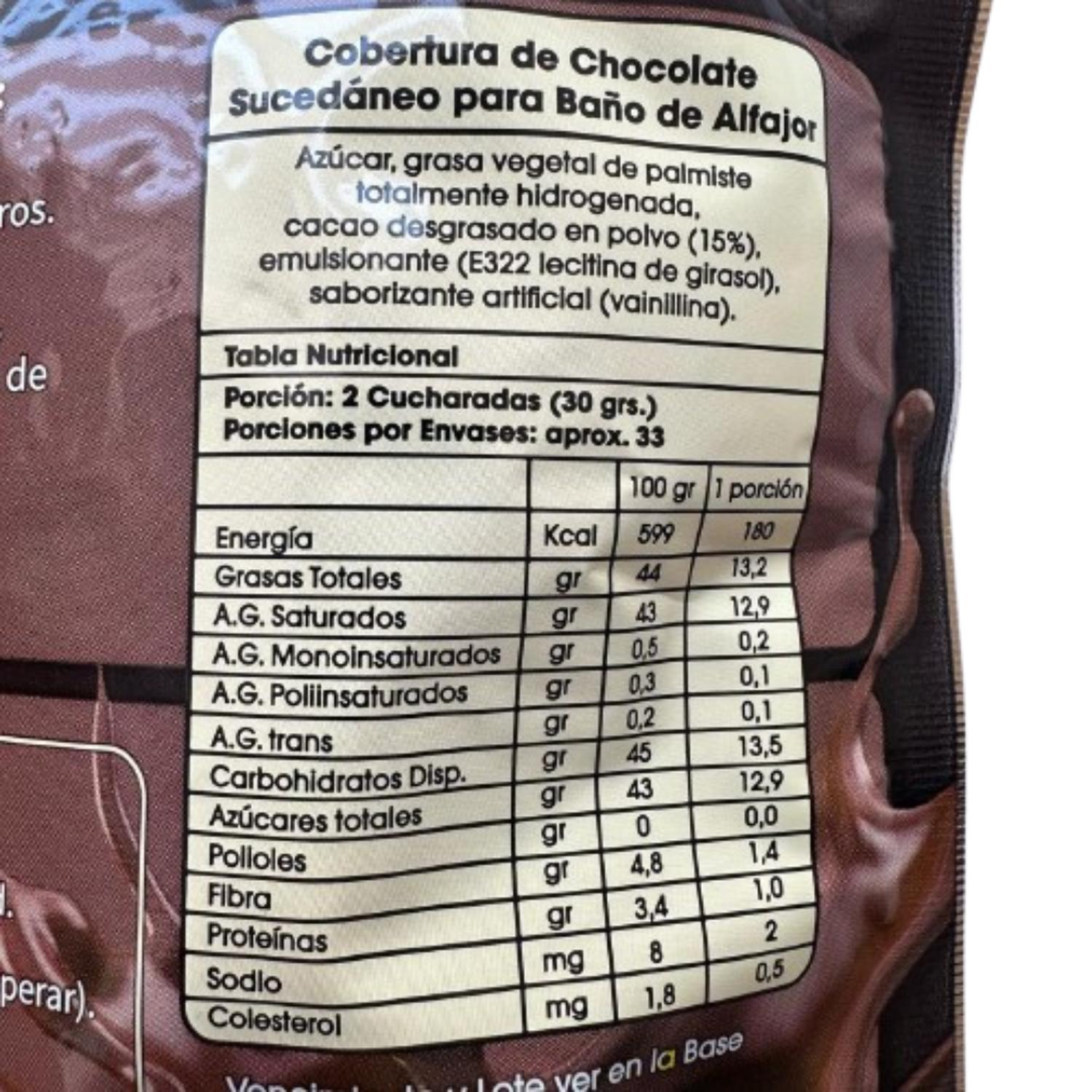 CHOCOLATES 1 KG GOTAS SUCEDANEO SEMIBITTER CARAVELLA - 2