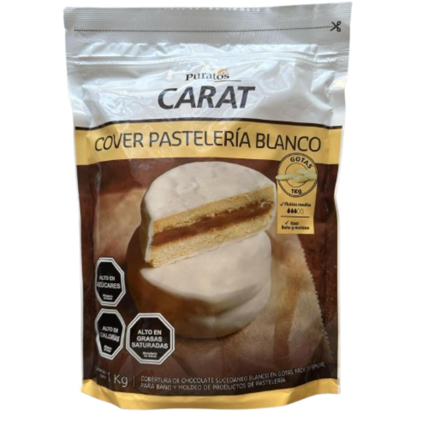 CHOCOLATES 1 KG GOTAS SUCEDANEO BLANCO PASTEL CARAT - 1