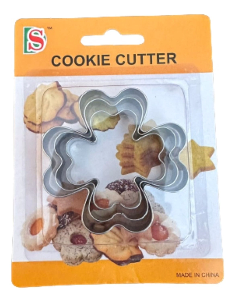CORTADOR GALLETAS TREBOL 3 PCS - 1