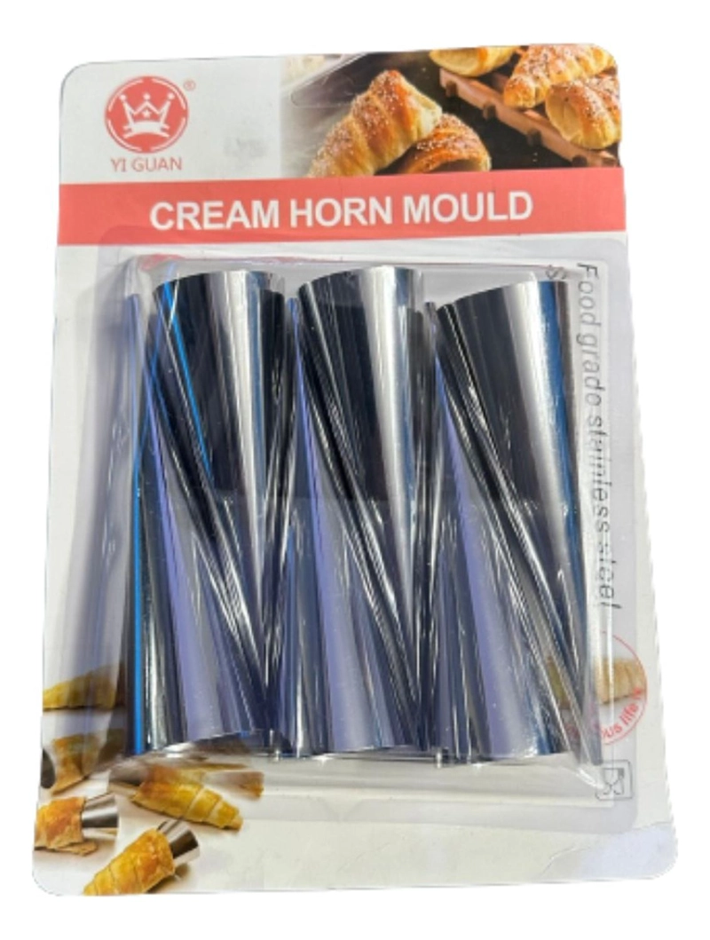 MOLDE CACHITO GRANDES 6 PCS ACERO INOXIDABLE 12X3,3CM - 1