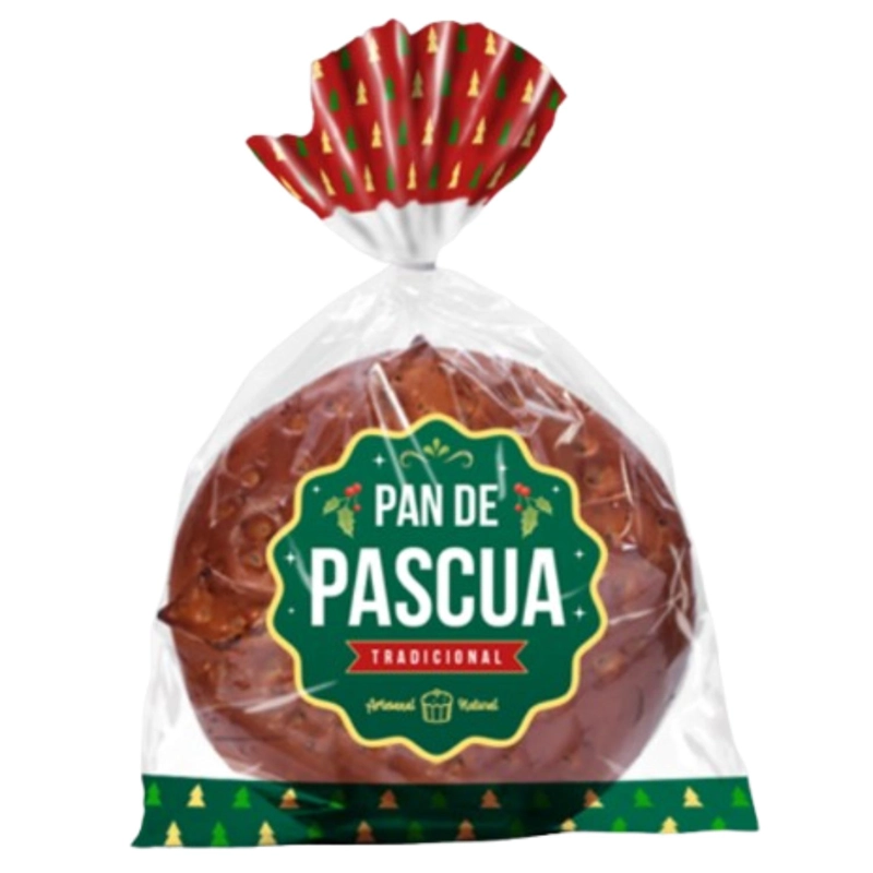 PACK 10 BOLSAS CELOFAN PARA PAN DE PASCUA 500G - 1