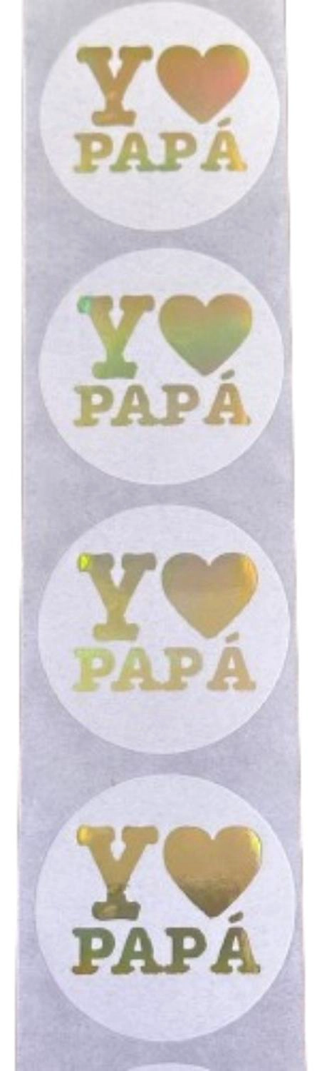 STICKER DIA DEL PADRE 100UN 38MM - 1