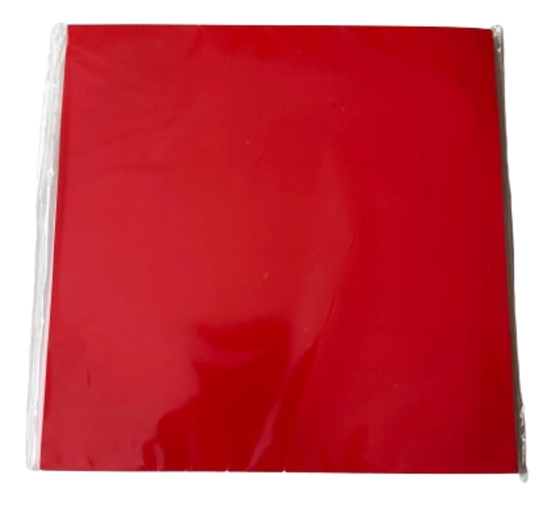 PAPEL ALFAJOR ROJO CERESINADO 100UN 14X14CM - 1