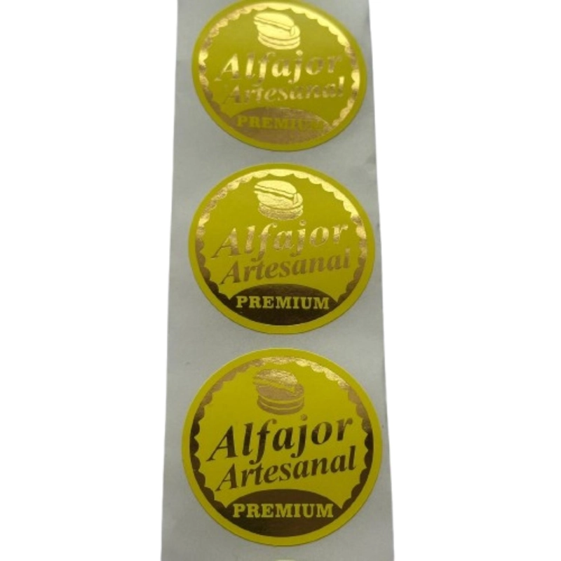 STICKER ALFAJOR AMARILLO 100UN 38MM - 2