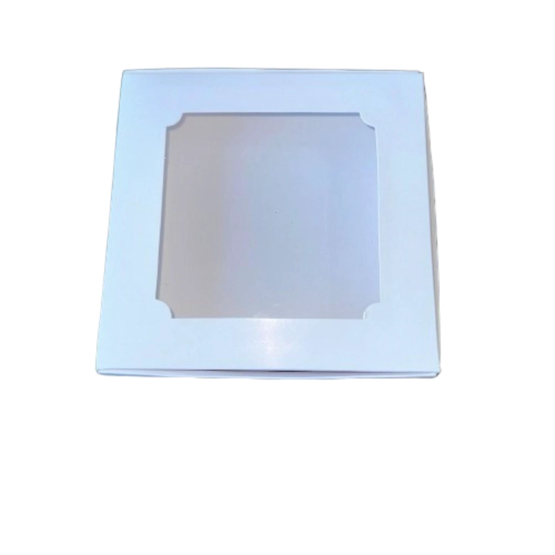 CAJA B CON VENTANA 9 ALFAJORES CARTULINA 19X19X3CM - 1