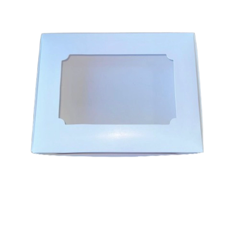 CAJA C CON VENTANA 12 ALFAJORES CARTULINA 24X18,5X3CM - 1