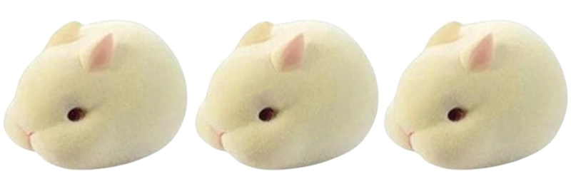 MOLDE SILICONA CONEJITOS DE PASCUA DISEÑO A - 2