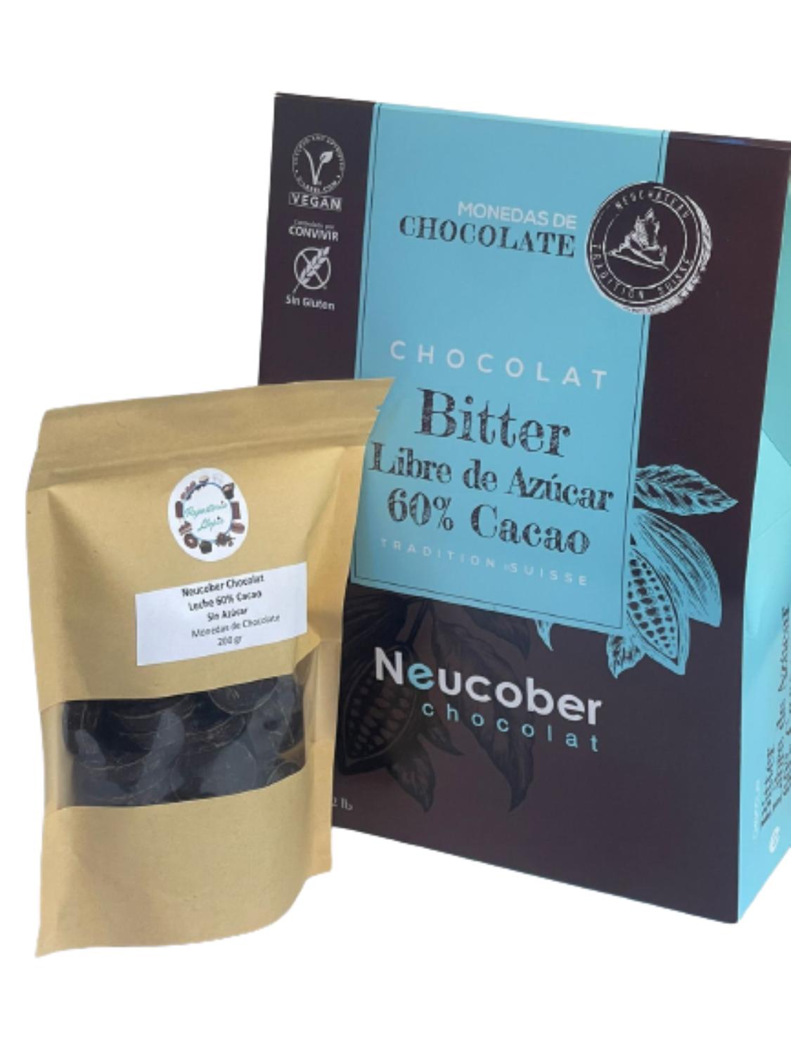 CHOCOLATES 200 GR NEUCOBER MONEDAS BITTER 0.6 SA - 1