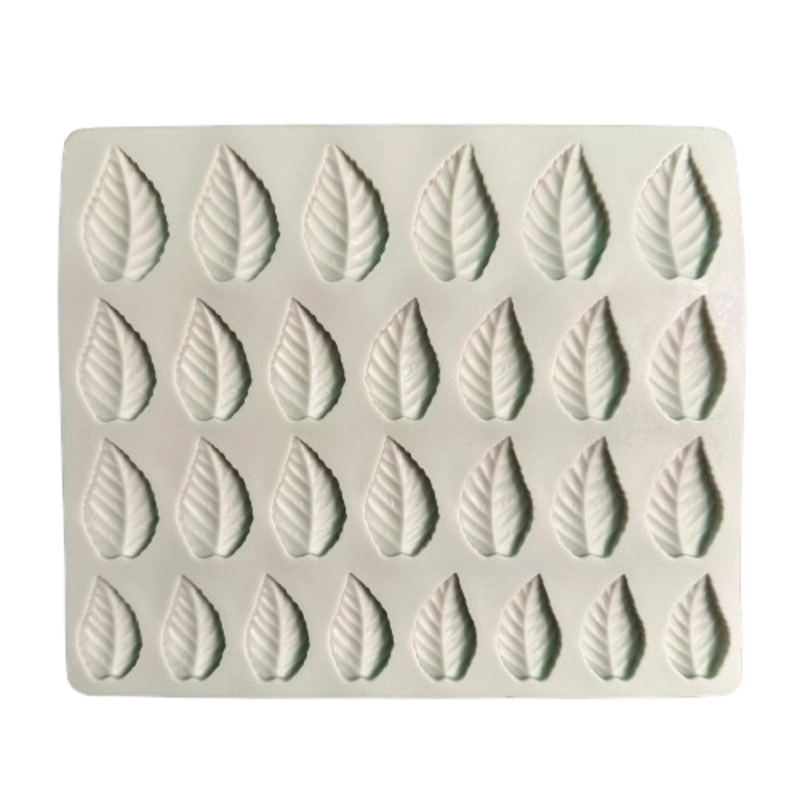 MOLDE SILICONA HOJAS 28 CAVIDADES 19X16CM - 1