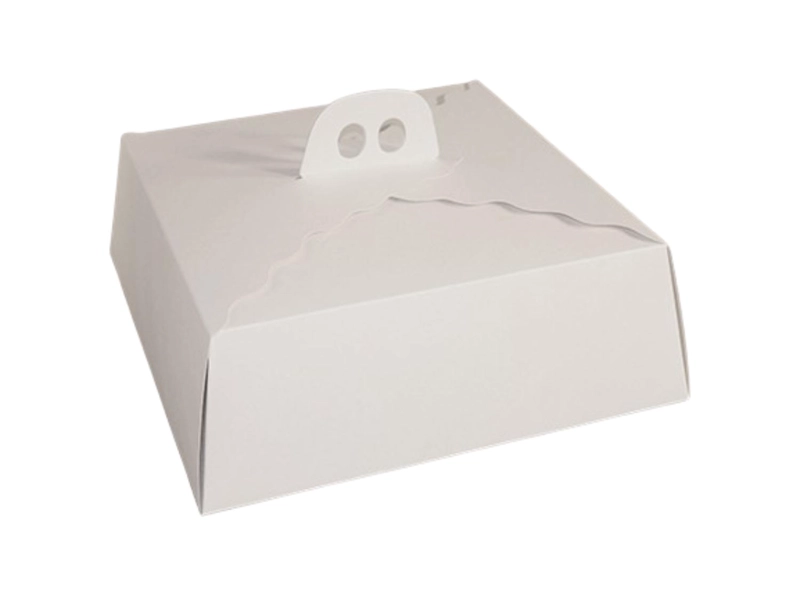 CAJA TORTA CHICA CARTULINA CUADRADA 29,5X10,6CM - 1
