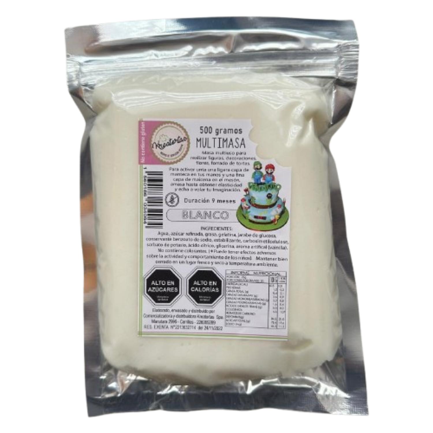 IN GREDIENTE REPOSTERIA 500 GR MULTIMASA FONDANT BLANCA KREATORTAS - 1