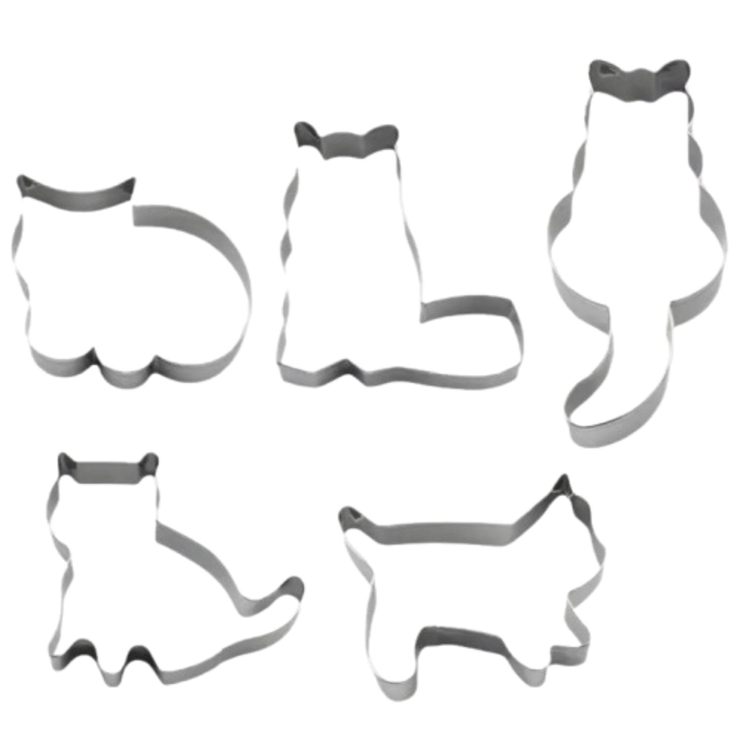 CORTADOR GALLETAS SET GATOS 5 PCS - 1
