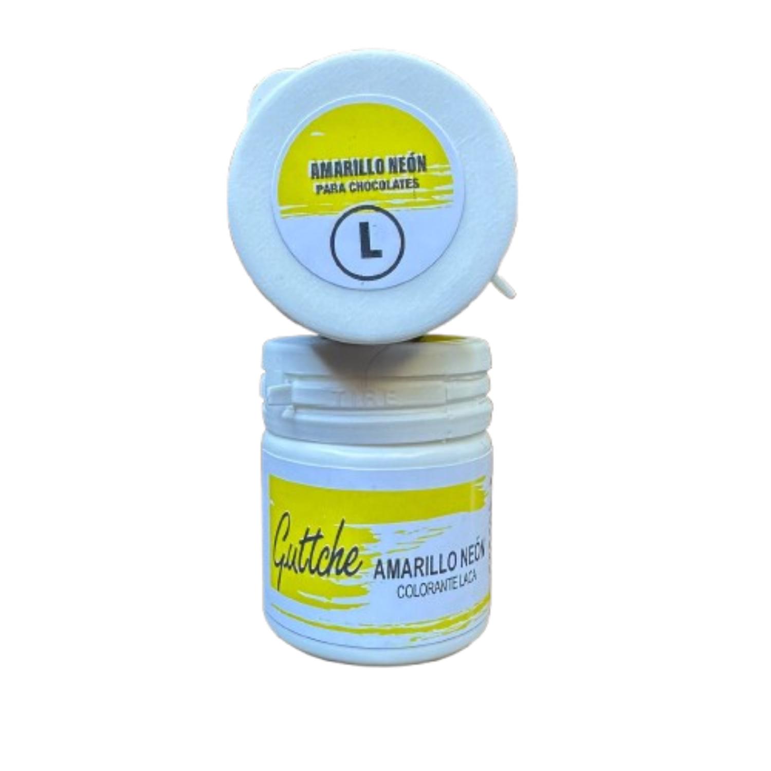 COLORANTE LACA EN COLOR AMARILLO NEON GUTTCHE 15GR - 1