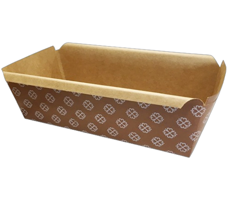 PACK 10 MOLDE QUEQUE PAPEL PARA 500G 18X8X6CM - 1