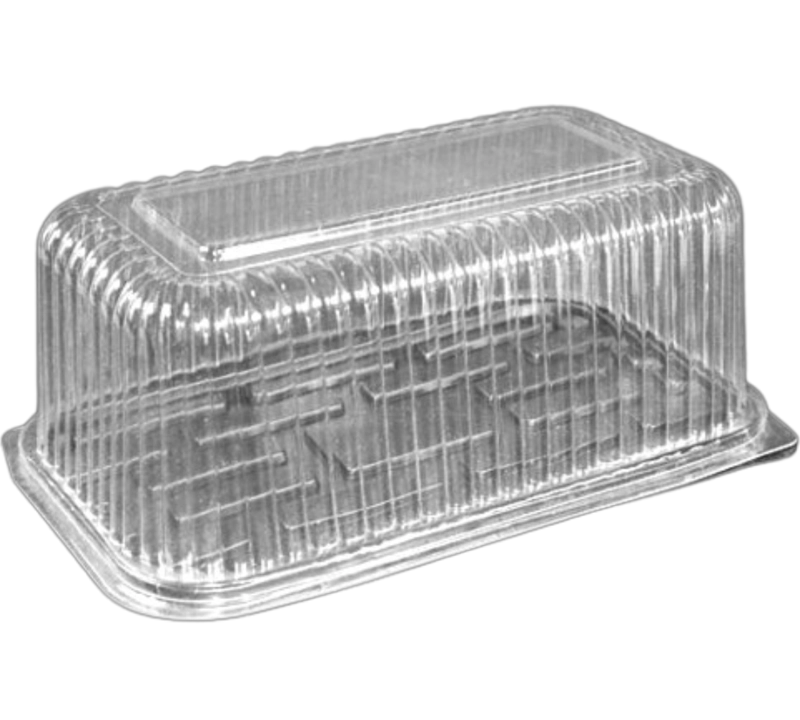 PACK 5 CUPULA RECTANGULAR PLASTICO BRAZO REINA 24X11,5X10CM - 1