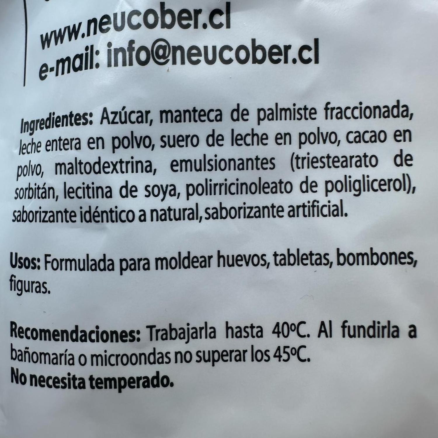 420 COBERTURA MOLDEO LECHE NEUCOBER 1KG - 3