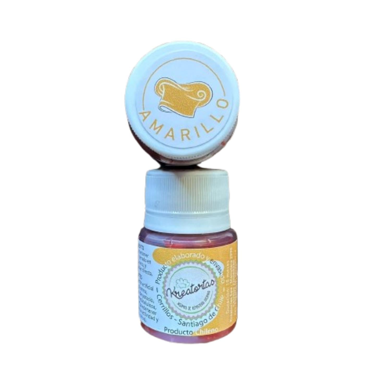 COLORANTE EN GEL EN COLOR AMARILLO KREATORTAS - 1