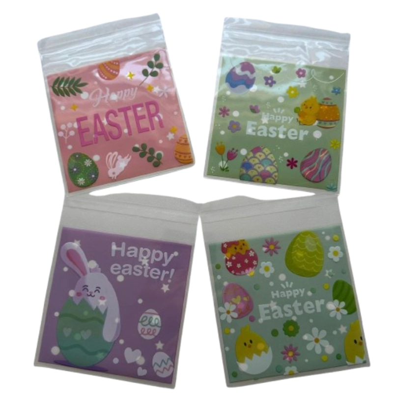 BOLSAS PASCUA B CELOFAN AUTOADHESIVAS 100UN 10X10+2CM - 1