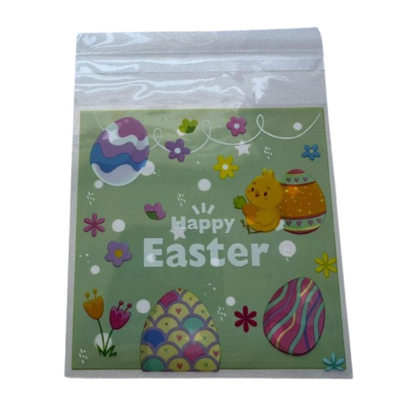 BOLSAS PASCUA B CELOFAN AUTOADHESIVAS 100UN 10X10+2CM - 2