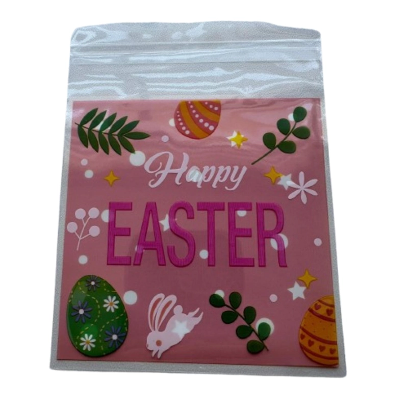 BOLSAS PASCUA B CELOFAN AUTOADHESIVAS 100UN 10X10+2CM - 4