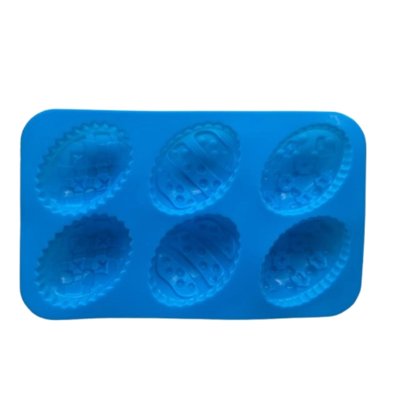 MOLDE SILICONA HUEVITOS GRANDES 6 CAVIDADES - 2