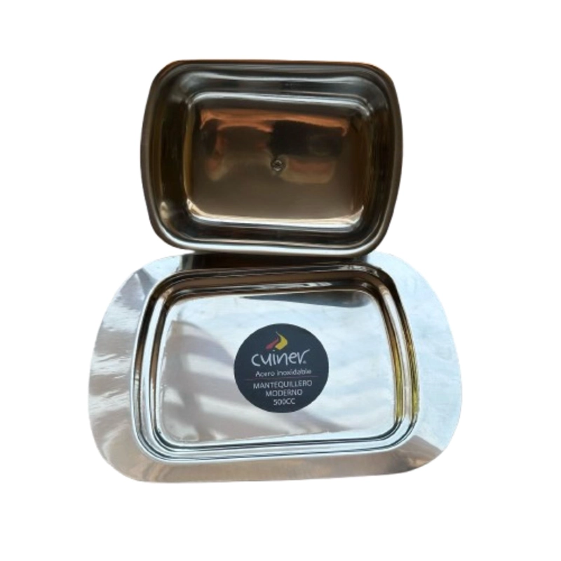 MANTEQUILLERO ACERO INOXIDABLE CUINER 500ML - 2