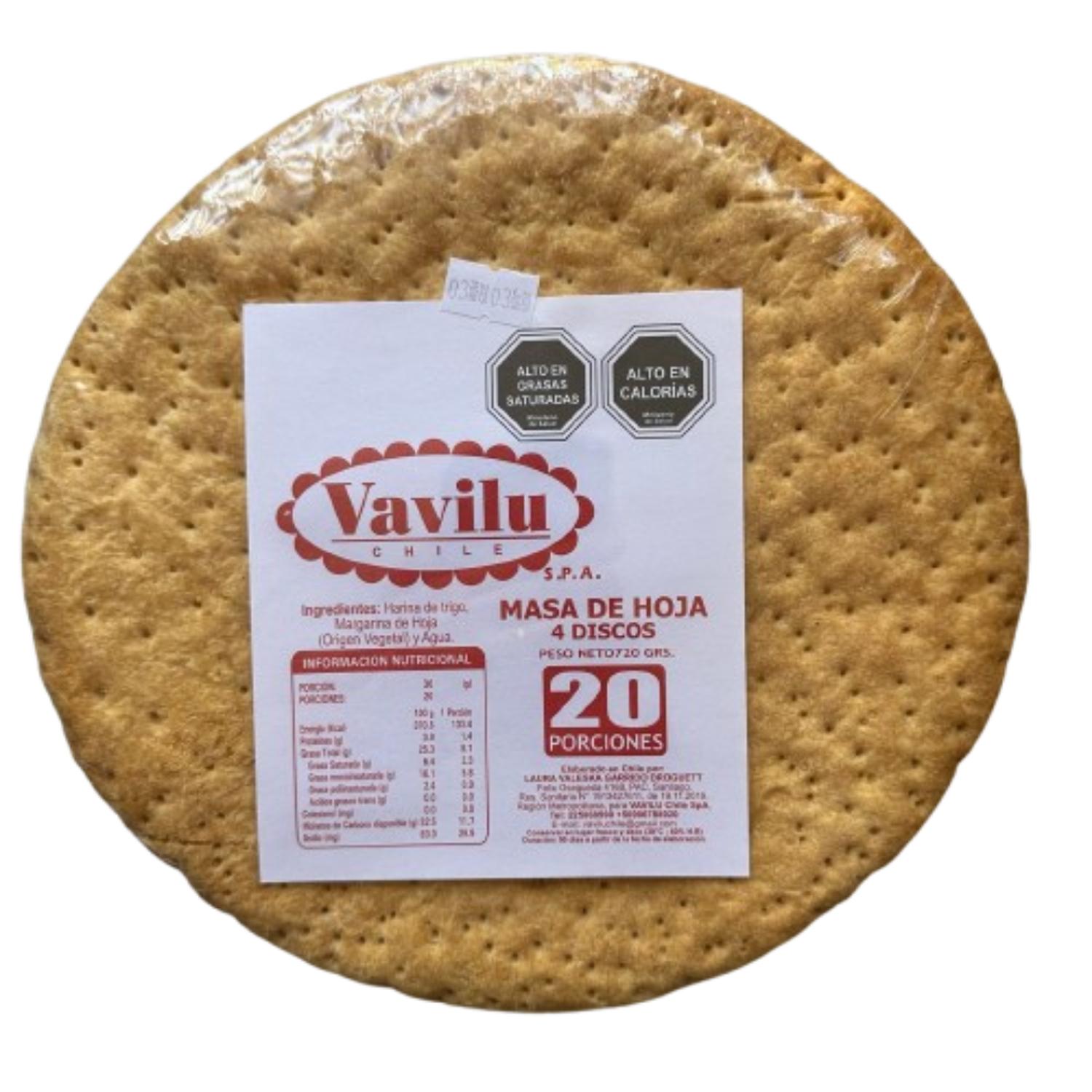 DISCOS MILHOJAS 20P 4 CAPAS VAVILU - 1