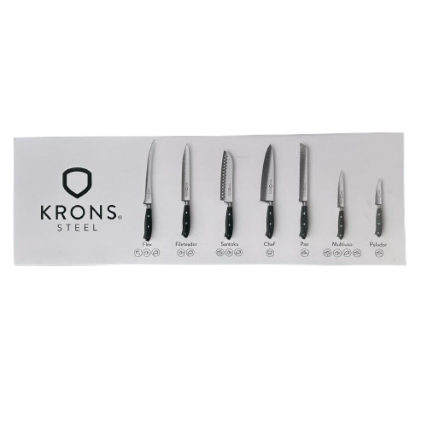 CUCHILLO FILETEADOR KRONS SIGNATURE 20CM - 4