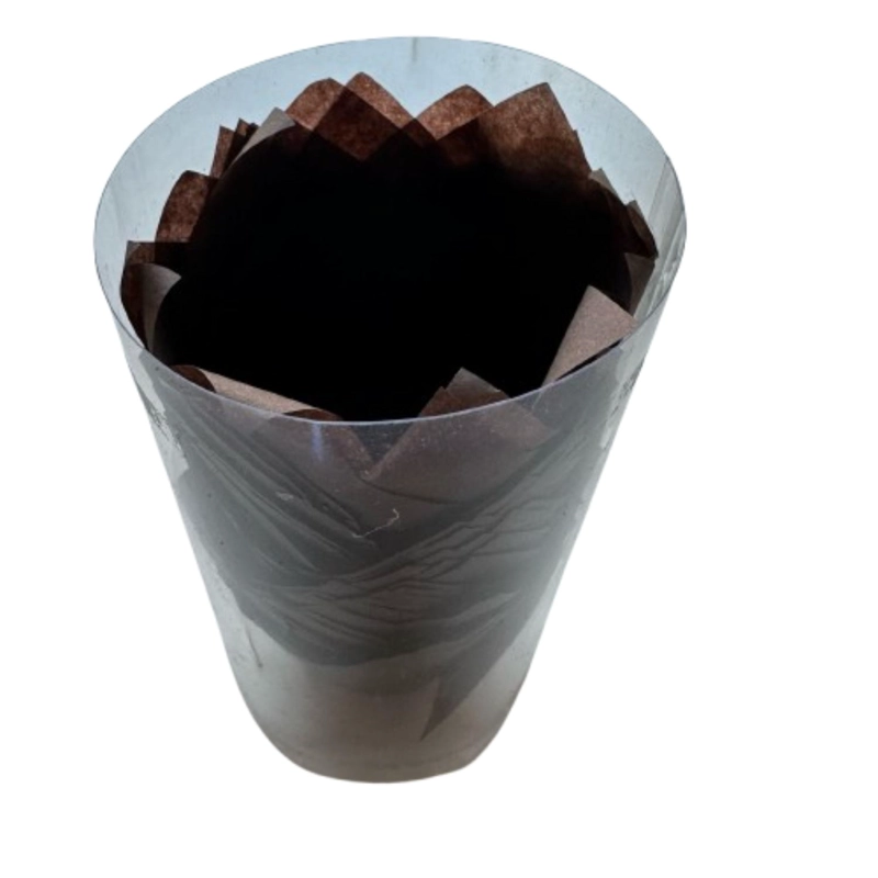 TULIPA PARA MUFFIN CAFE 50UN DIAMETRO 5CM ALTO 6CM - 4