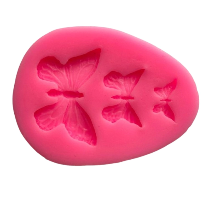 MOLDE SILICONA MARIPOSAS 3 FIGURAS 7,2X5,4CM - 2