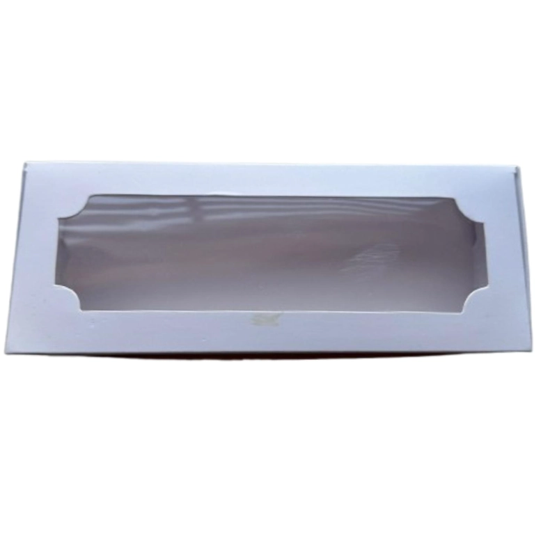 PACK 5 CAJA E CON VENTANA 3 ALFAJORES CARTULINA 19X7X3CM - 2