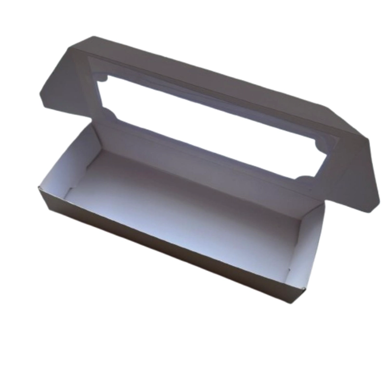 PACK 5 CAJA E CON VENTANA 3 ALFAJORES CARTULINA 19X7X3CM - 3