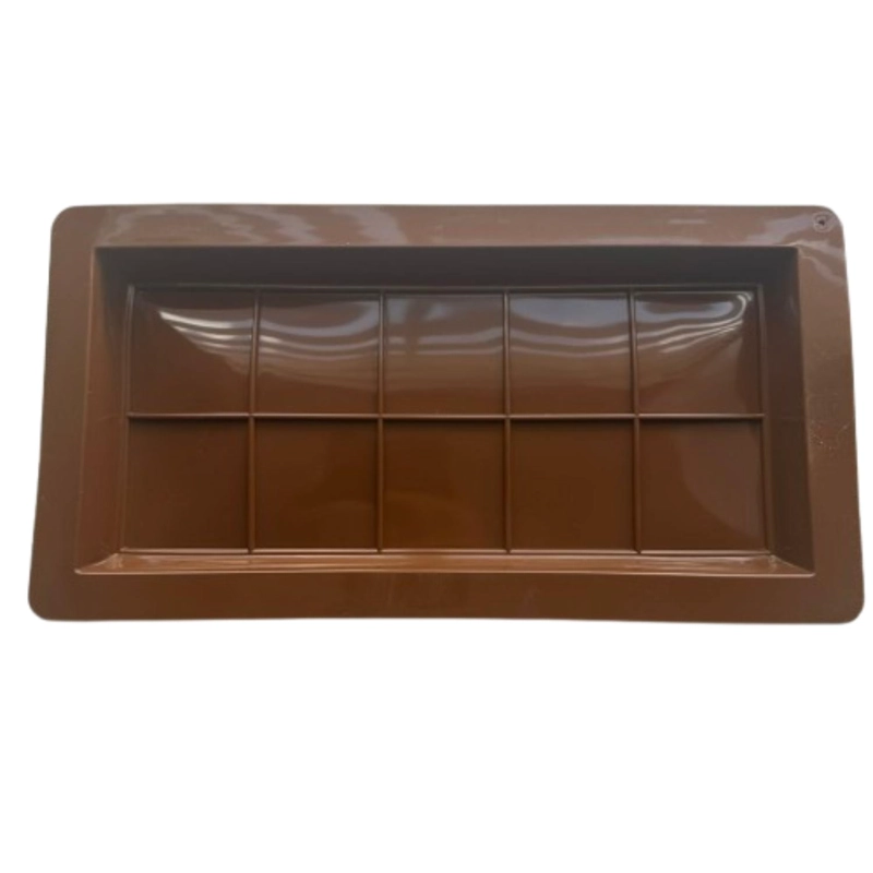 MOLDE SILICONA BARRA CHOCOLATE DUBAI 10 DIVISIONES 25X14X2CM - 1