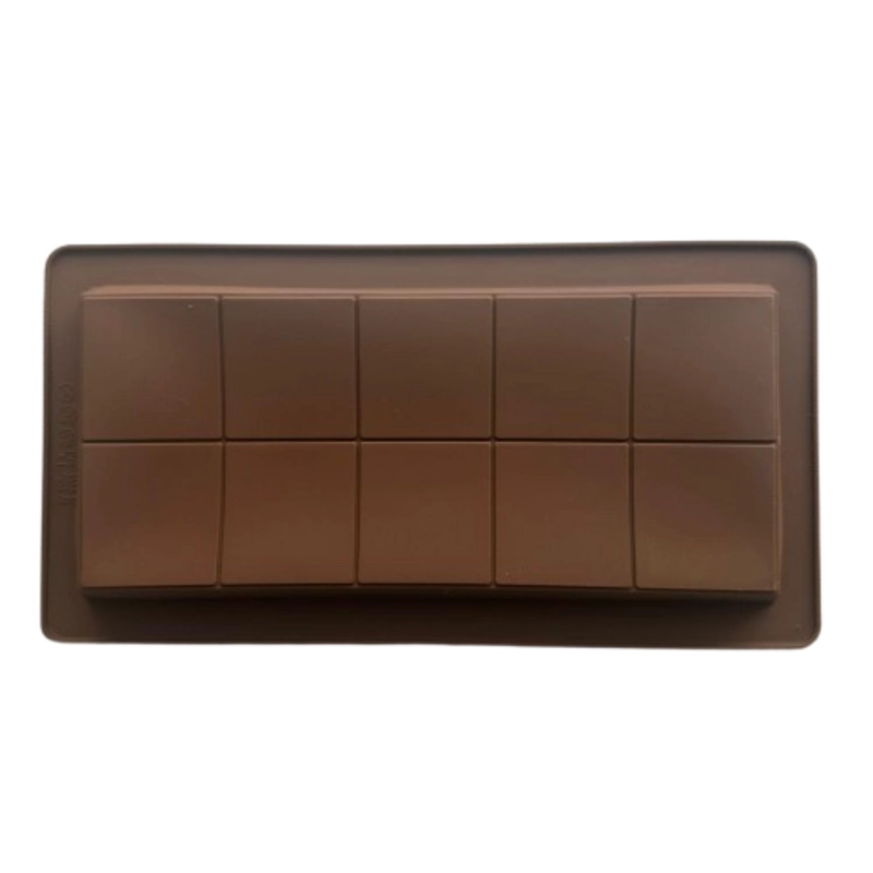 MOLDE SILICONA BARRA CHOCOLATE DUBAI 10 DIVISIONES 25X14X2CM - 2