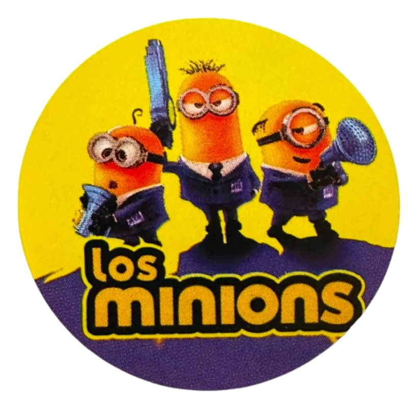 STICKER MINIONS 6 DISEÑOS 100UN 38MM - 2