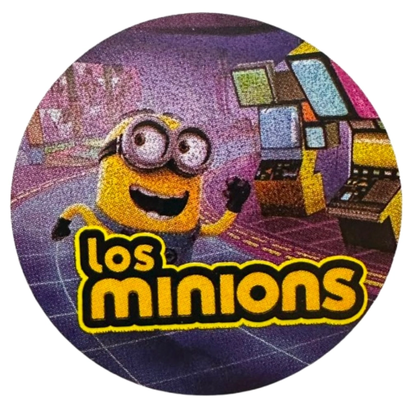 STICKER MINIONS 6 DISEÑOS 100UN 38MM - 3