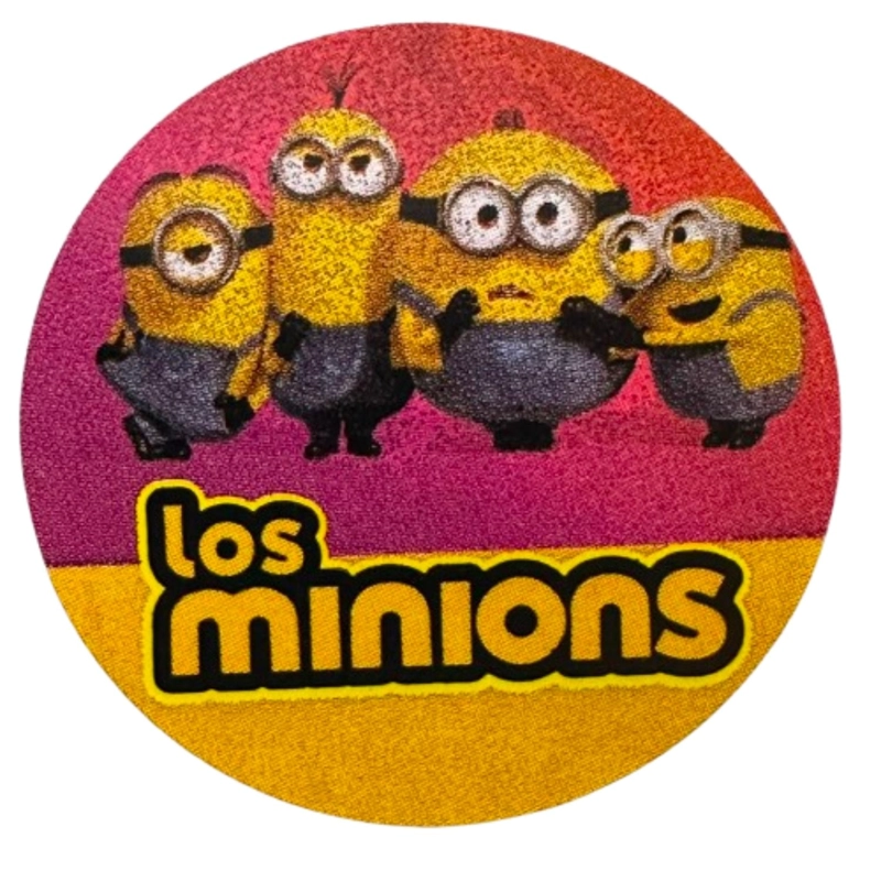STICKER MINIONS 6 DISEÑOS 100UN 38MM - 4