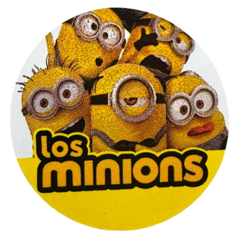 STICKER MINIONS 6 DISEÑOS 100UN 38MM - 6