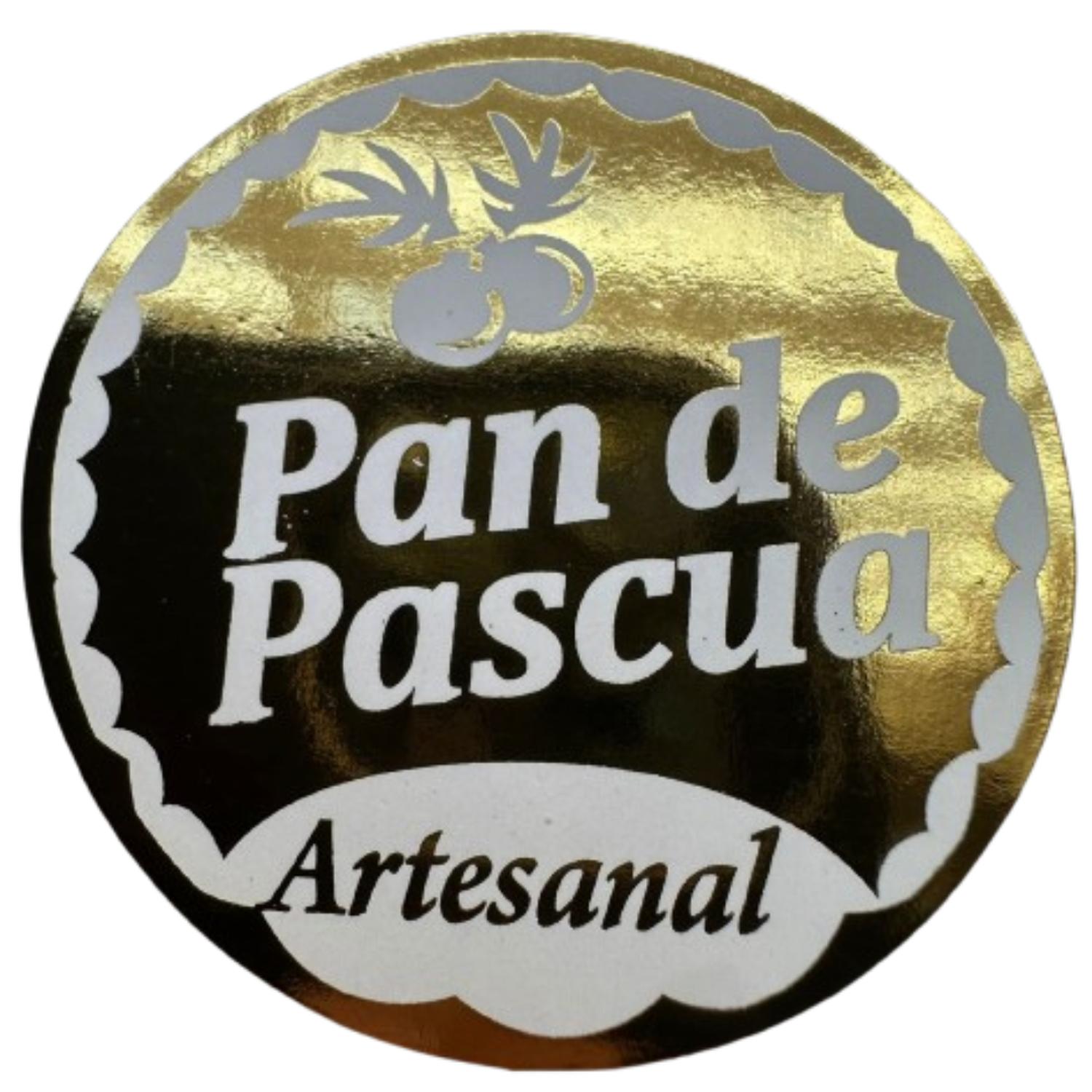 STICKER PAN DE PASCUA 100UN 38MM - 1